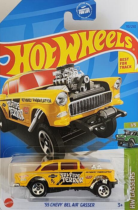 HotWHeeLs HW GASSERS HW 55 CHEVY BEL AIR GASSER zbgEB[ ~jJ[