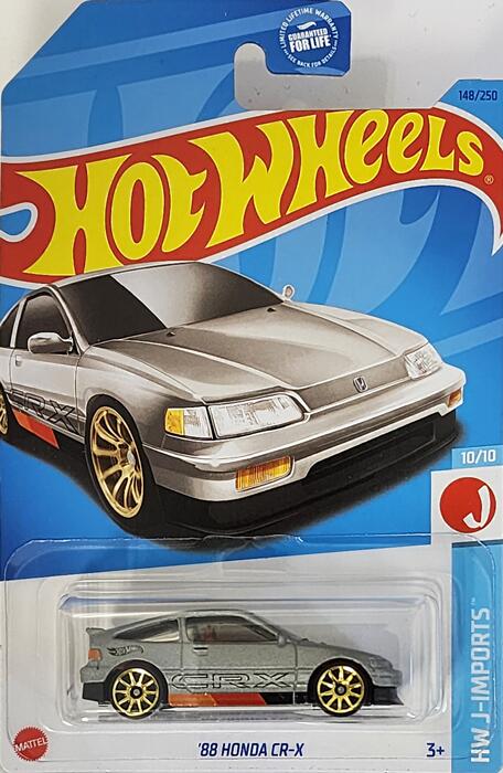 HOTWHEELS HW J-IMPORTS 88@HONDA CR-X zbgEB[ ~jJ[