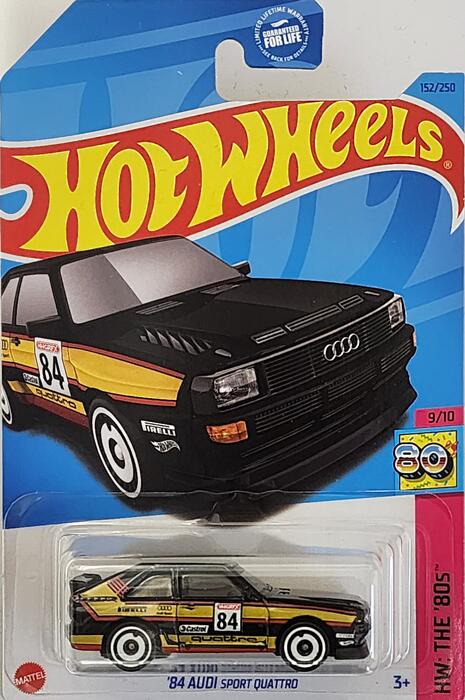 HOTWHEELS HW: THE '80s 84 AUDI SPORT QUATTRO zbgEB[ ~jJ[