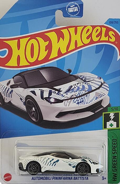 HotWHeeLs HW@GREEN SPEED AUTOMOBILI PININFARINA BATTISTA zbgEB[ ~jJ[