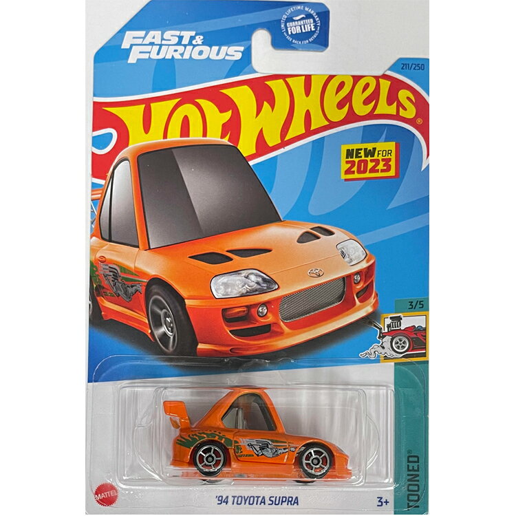 HOTWHEELS TOONED 94 TOYOTA SUPRA TOONED zbgEC[@~jJ[