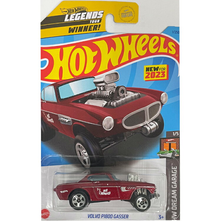 HOTWHEELS HW DREAM GARAGE VOLVO P1800 GASSER zbgEB[ ~jJ[