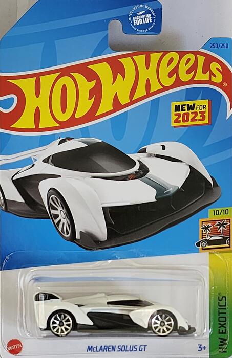 HotWHeeLs HW EXOTICS @McLAREN SOLUS GT zbgEB[ ~jJ[