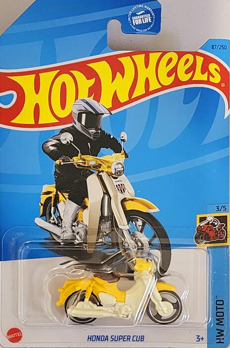 HotWHeeLs HW MOTO HONDA SUPER CUB CUSTOM@ zbgEB[ ~jJ[