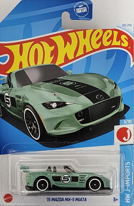 HOTWHEELS HW J-IMPORTS 15 MAZDA MX-5 MIATA@@zbgEB[ ~jJ[