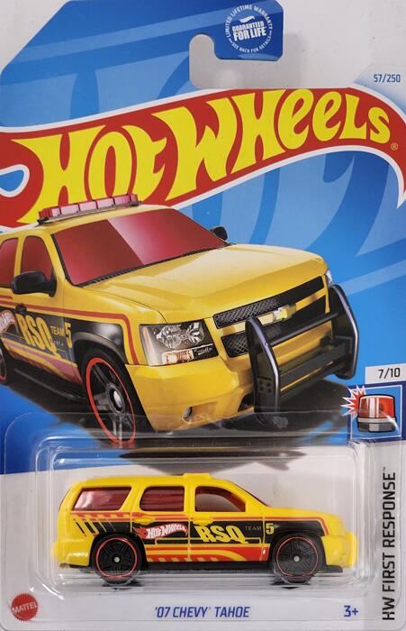 HotWHeeLs HW FIRST RESPONSE 07 CHEVY TAHOE@zbgEB[ ~jJ[