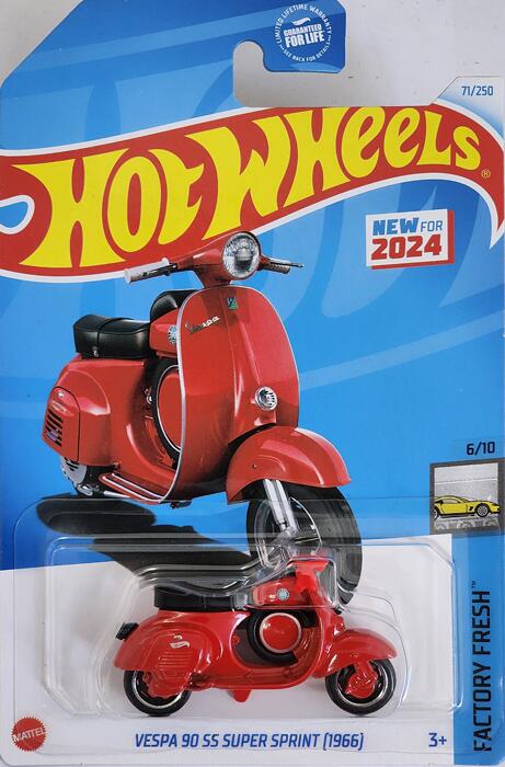 HotWHeeLs@FACTORY FRESH VESPA 90 SS SUPER SPRINT (1966)@zbgEB[Y ~jJ[