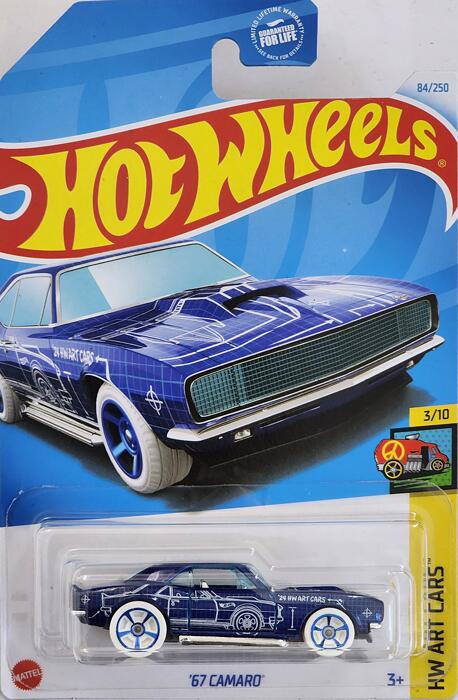 HOTWHEELS HW ART CARS 67 CAMARO zbgEB[ ~jJ[