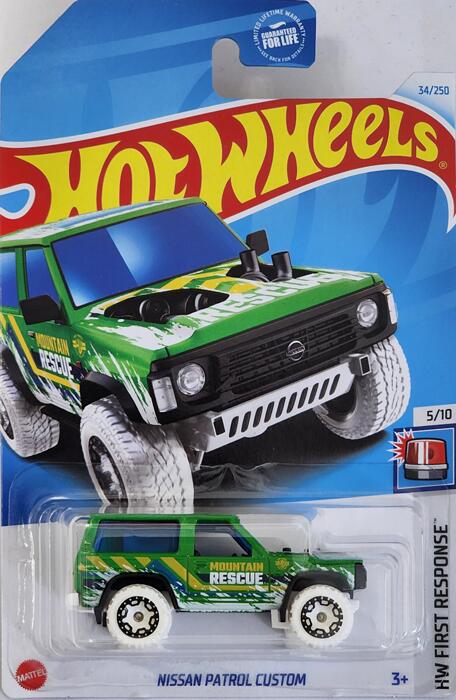 HotWHeeLs HW FIRST RESPONSE NISSAN PATROL CUSTOM zbgEB[ ~jJ[