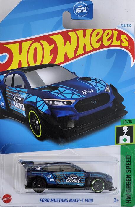 HotWHeeLs HW　GREEN SPEED FORD MUSTANG MACH-E 1400 (TH)　ホットウィール ミニカーのサムネイル