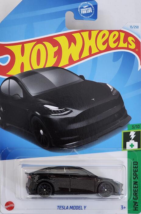 HotWHeeLs HW@GREEN SPEED TESLA MODEL Y zbgEB[ ~jJ[