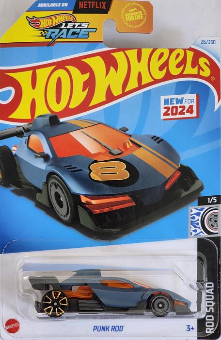 HotWHeeLs ROD SQUAD PUNK ROD 　ホットウィール ミニカー