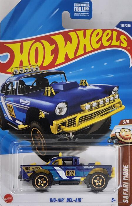 HotWHeeLs SAFARI MODE BIG-AIR BEL-AIR ホットウィールズ ミニカー