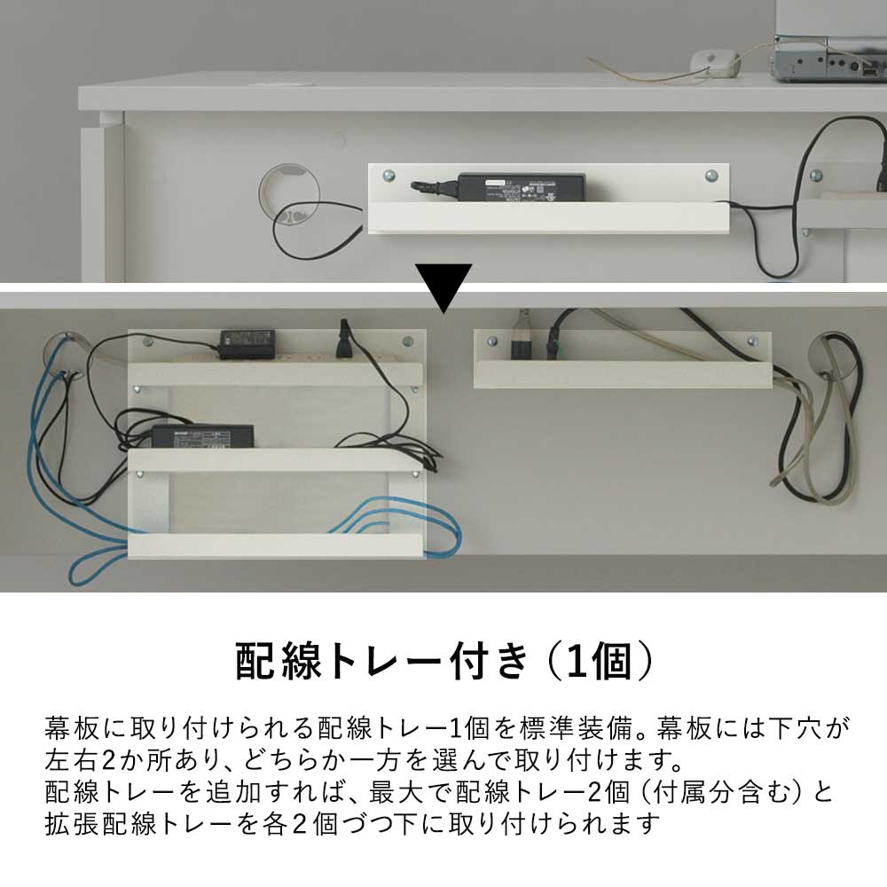 AF デスク 幅140cm 奥行45 cm(パソコンデスク オフィスデスク 事務机 事務デスク 学習デスク 勉強 薄型 省スペース 頑丈 ゲーミングデスク 机 木製 ワークデスク シンプル 在宅 幅 1400mm 奥行 450mm 一人暮らし) 3