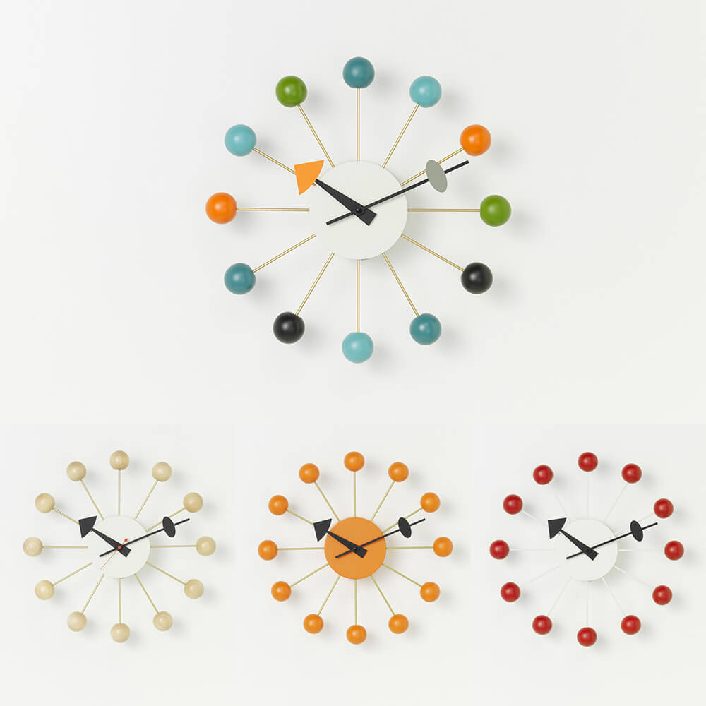 Vitra Ball Clock ܡ å ݤ ޥ顼( ɳݤ ɳݤ 륯å  ƥꥢ ڹ񥤥ƥꥢ 餷 ӥ  ۽ˤ Źˤ Źˤ )