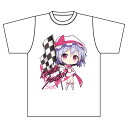 同人オリジナル 東方Project 東方 東方紅魔郷 永遠に紅い幼き月 レースクイーン 【東方カラー レミリア スカーレット】Tシャツ