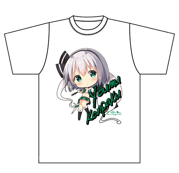 同人オリジナル 東方Project 東方 東方妖々夢 幽人の庭師 レースクイーン 【東方カラー 魂魄 妖夢】Tシャツ