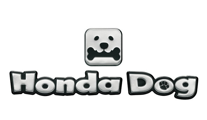 【全品ポイント3倍！6/20 24H限定】HONDA ホンダ 純正 ペットエンブレム 【Honda Dogデザイン】 メッキ調 VEZEL ヴェゼル N-BOX ステップワゴン フリード FIT フィット 【08Z41-E9G-000A】パーツ オプション