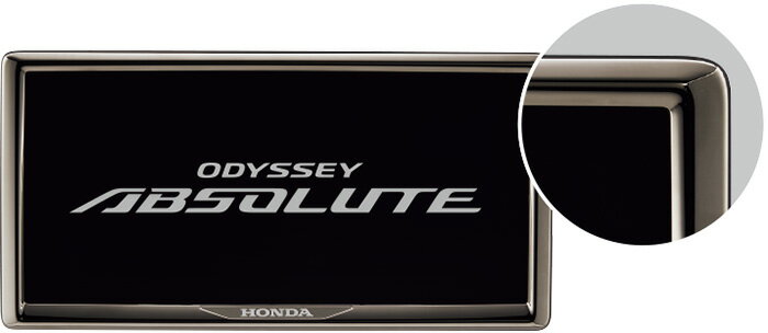 【マイカー割最大P5倍+5/10 全品P5倍】HONDA ホンダ 純正 アクセサリー パーツ ODYSSEY オデッセイライセンスフレーム ダーククロームメッキタイプ 08P25-PD1-000B 08P26-PD1-000B RC1 RC2 RC4 オプション