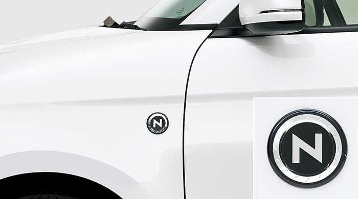 【マラソン期間中 ポイント3倍 11/4 20:00~11/11 23:59 】HONDA ホンダ 純正 アクセサリー パーツ N-ONE Nワン エヌワンフェンダーエンブレム 08F19-T4G-000 JG3 JG4 オプション