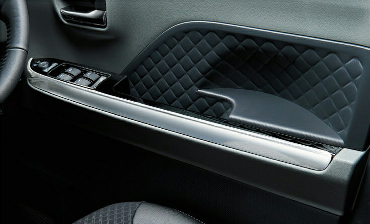【マイカー割最大P5倍+6/22 -6/27 01:59自社P3倍】DAIHATSU ダイハツ 純正 アクセサリー パーツ Tanto タント Tanto custom タントカスタムパワーウインドゥスイッチパネル （フロント） （メッキ調） 2枚セット【08112-K2058】 LA650S LA660S オプション