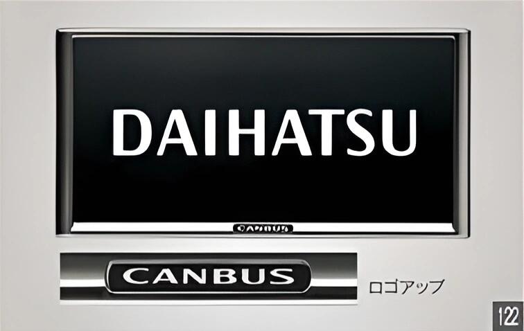 【マイカー割最大P5倍+11/4 20時-11/11 1:59自社P3倍】DAIHATSU ダイハツ 純正 アクセサリー パーツ MOVE CANBUS ムーヴ キャンバスナンバーフレームセット(メッキ)(キャンバス) 08400-K2370 LA850S LA860S オプションのサムネイル
