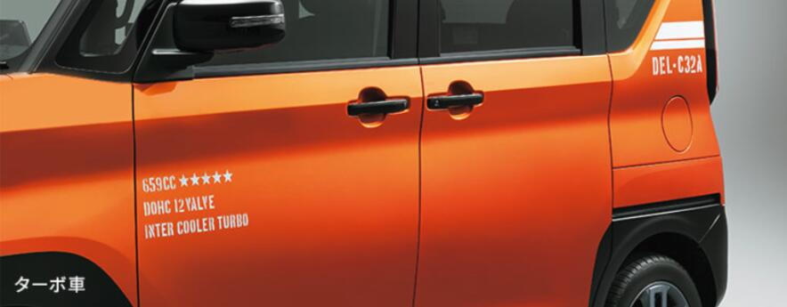 【楽天スーパーSALE！ 店内全品ポイント3倍 12/3 20:00~12/11 01:59 】MITSUBISHI 三菱 純正 アクセサリー パーツ DELICA MINI デリカミニオマージュデカール(ステンシルスタイル) MZ550413 B35A B34A B38A B37A オプション