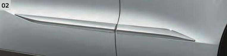 【楽天スーパーSALE！ 店内全品ポイント3倍 12/3 20:00~12/11 01:59 】アウトランダーサイドプロテクションガーニッシュ MZ576845 GN0W 三菱 純正 アクセサリー パーツ OUTLANDER