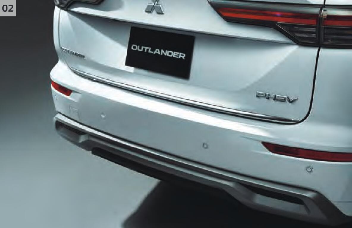 アウトランダーテールゲートガーニッシュ MZ576486 GN0W 三菱 純正 アクセサリー パーツ OUTLANDER