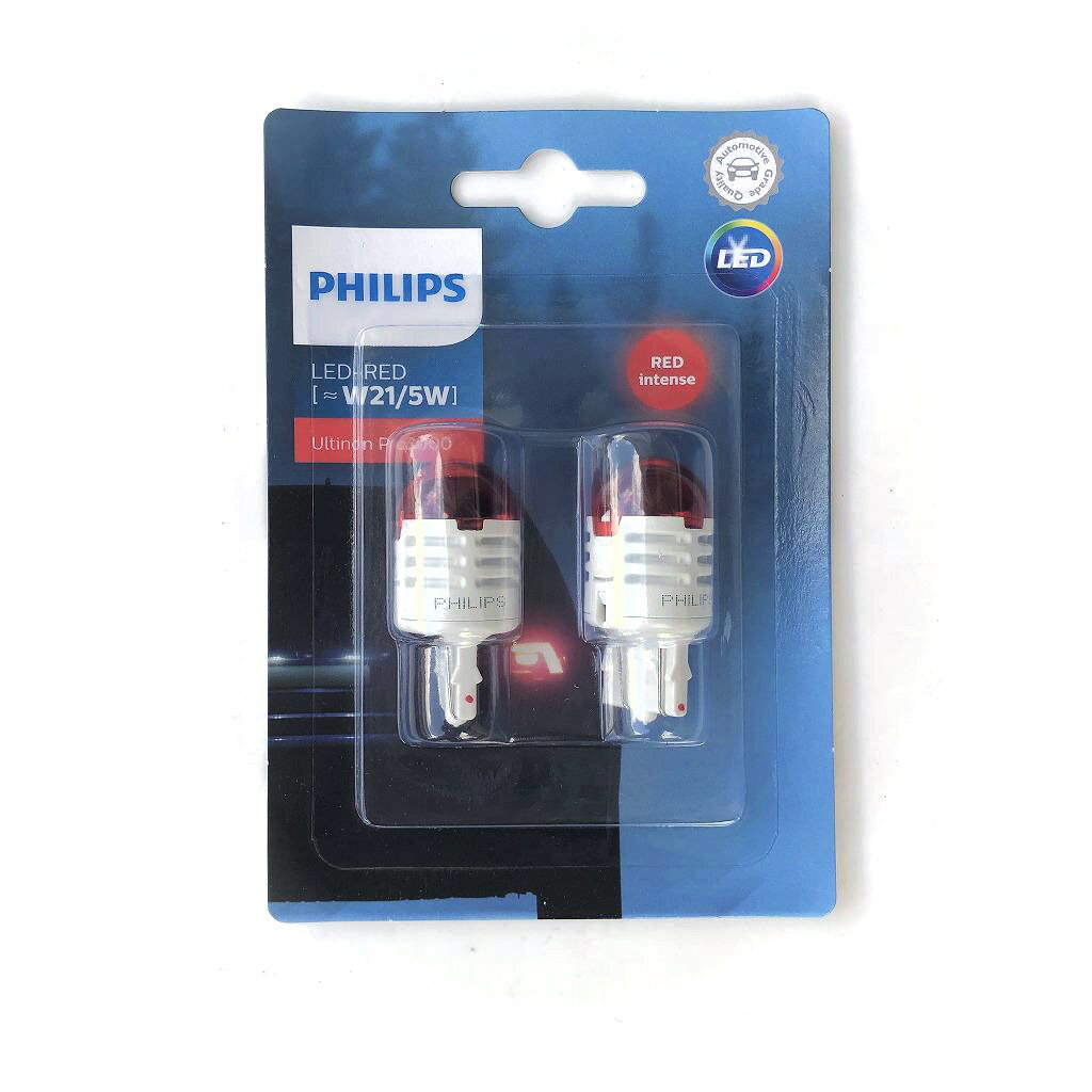 在庫有 送料無料 ゆうパケ発送 日本正規品 PHILIPS Ultinon Pro3000 テールランプ ストップランプLED T20ダブル(W21/5W) 11066U30RB2