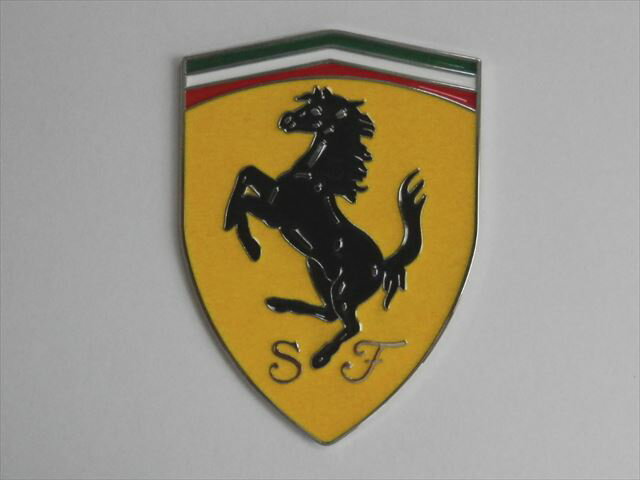 【ステッカー　シール　デカール】FERRARI　SF　アルミステッカー(110605)(2)