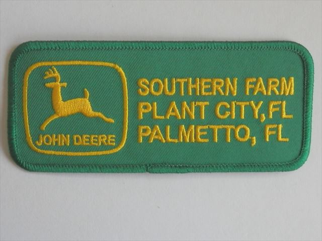 乐天商城 - JOHN　DEERE　SOUTHERN　FARM　PLANT　CITY、FL　PALMETTO、FL　ワッペン