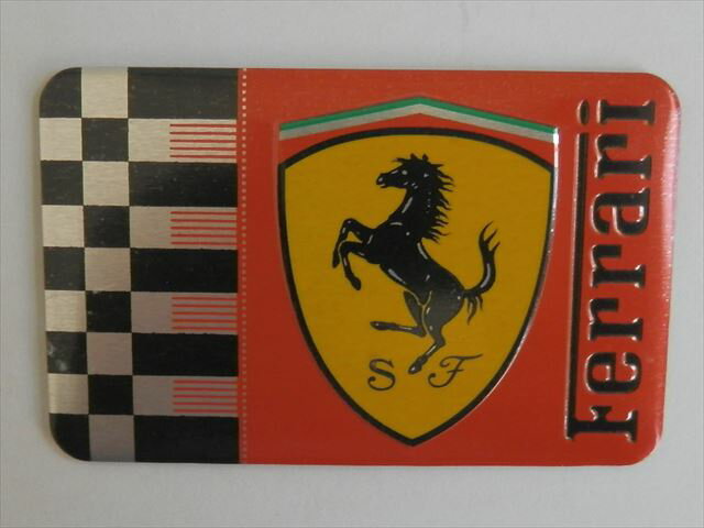 樂天商城 - FERRARI　ワークス　レーシングチーム　アルミステッカー