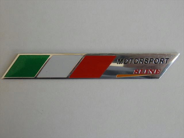乐天商城 - ITALY　MOTOR　SPORT　SLINE　アルミステッカー