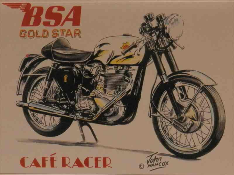 BSA　ゴールドスター　ポストカード