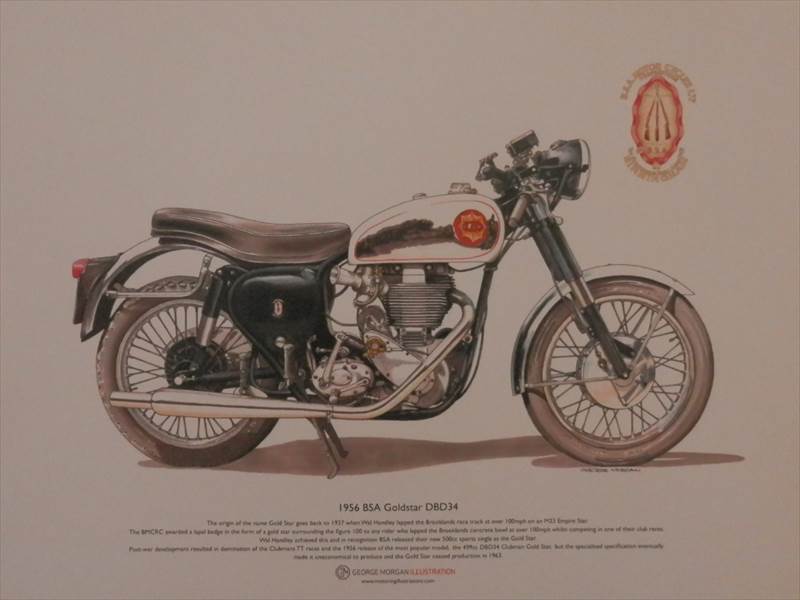 BSA　GOLDSTAR　DBD34　1956