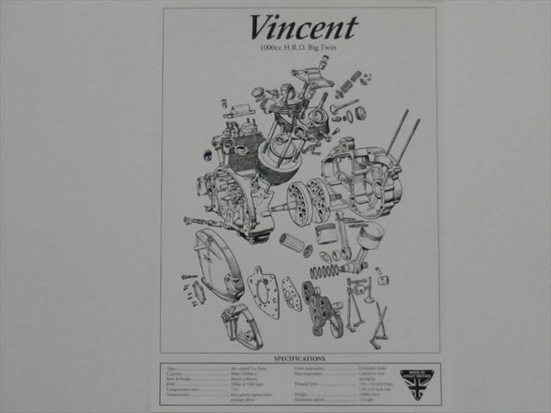 VINCENT　1000cc　H・R・D　BIG　TWIN