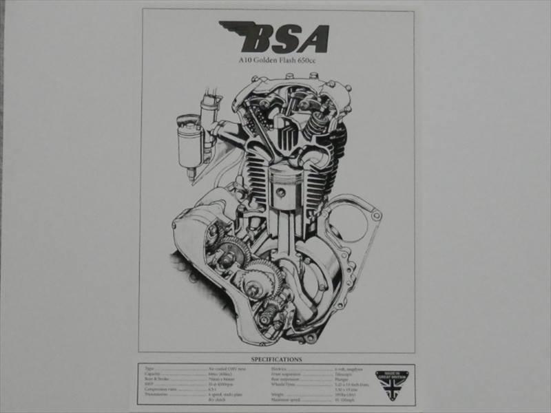 BSA　A10　GOLDEN　FLASH　650cc