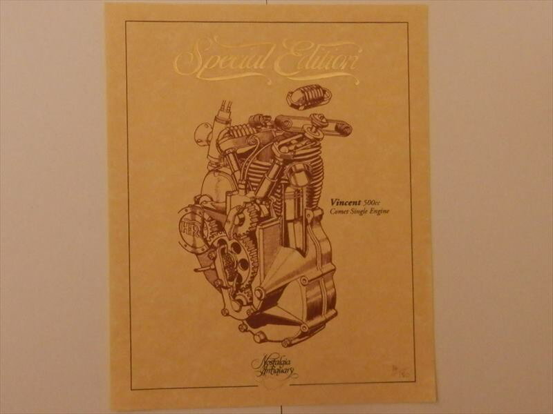 VINCENT　500cc　COMET　SINGLE　ENGINE