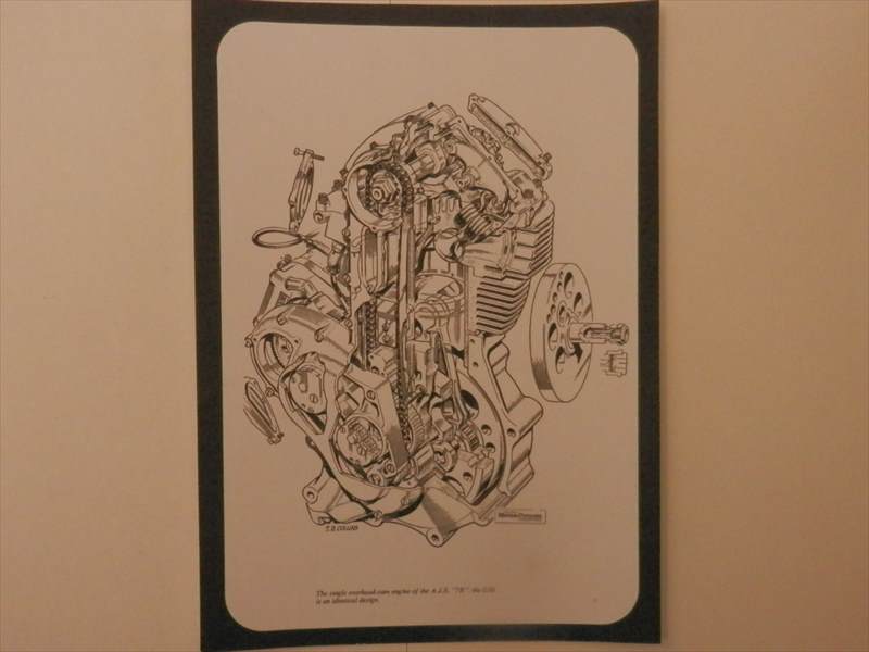 AJS　7R　THE　SINGLE　OVERHEAD−CAM　ENGINE