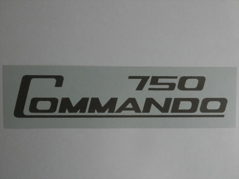 樂天商城 - NORTON　COMMANDO　750　デカール　ブラック　純正トランスファータイプ（111403）