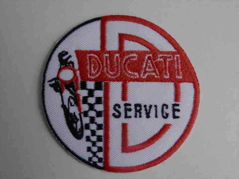 DUCATI　SERVICE　ワッペン　（（253111）