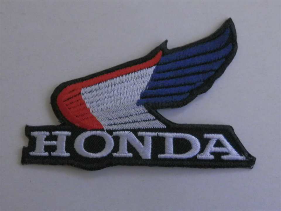 HONDA　MOTORCYCLS　B　ワッペン　（241101）