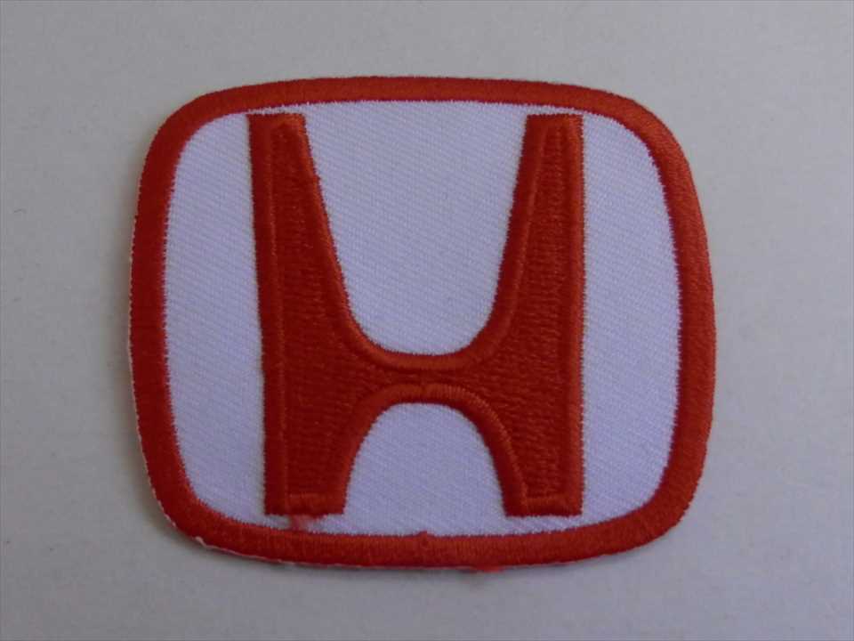 HONDA　MOTORCYCLS　シロ　マークワッペン　（241102）