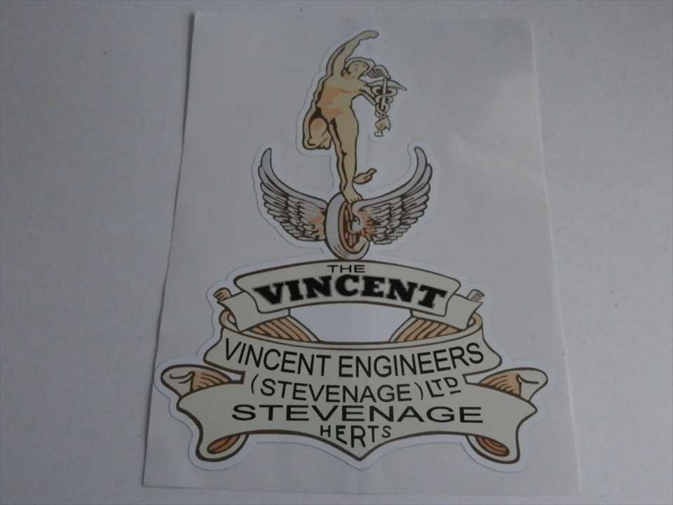 【ステッカー　シール　デカール】THE　VINCENT　ステッカー(112207)