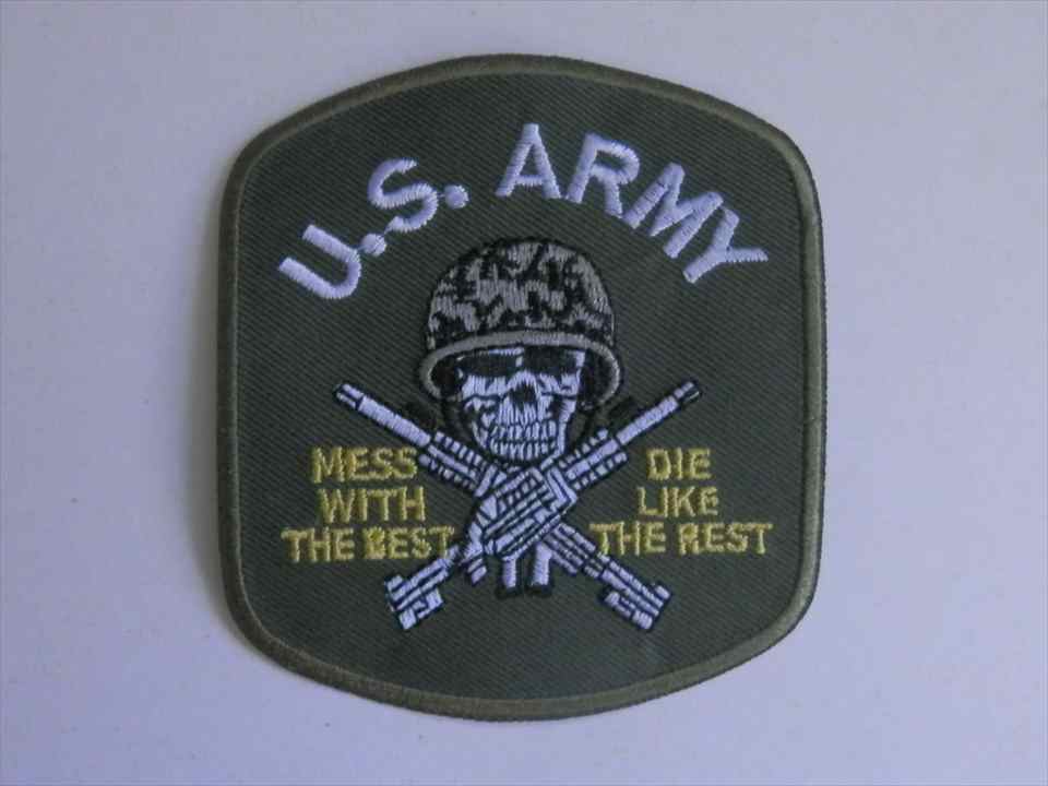 U，S，ARMY　MESS　WITH　THE　BEST　DIE　LIKE　THE　REST　ワッペン　（271103）