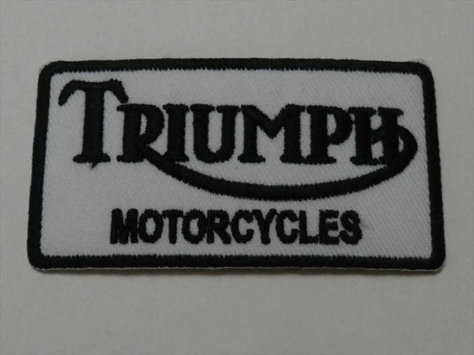 TRIUMPH　MOTORCYCLES　H　ワッペン　（251310）