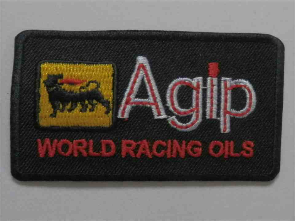 AGIP　WORLD　RACING　OILS　クロ　ワッペン　（262102）