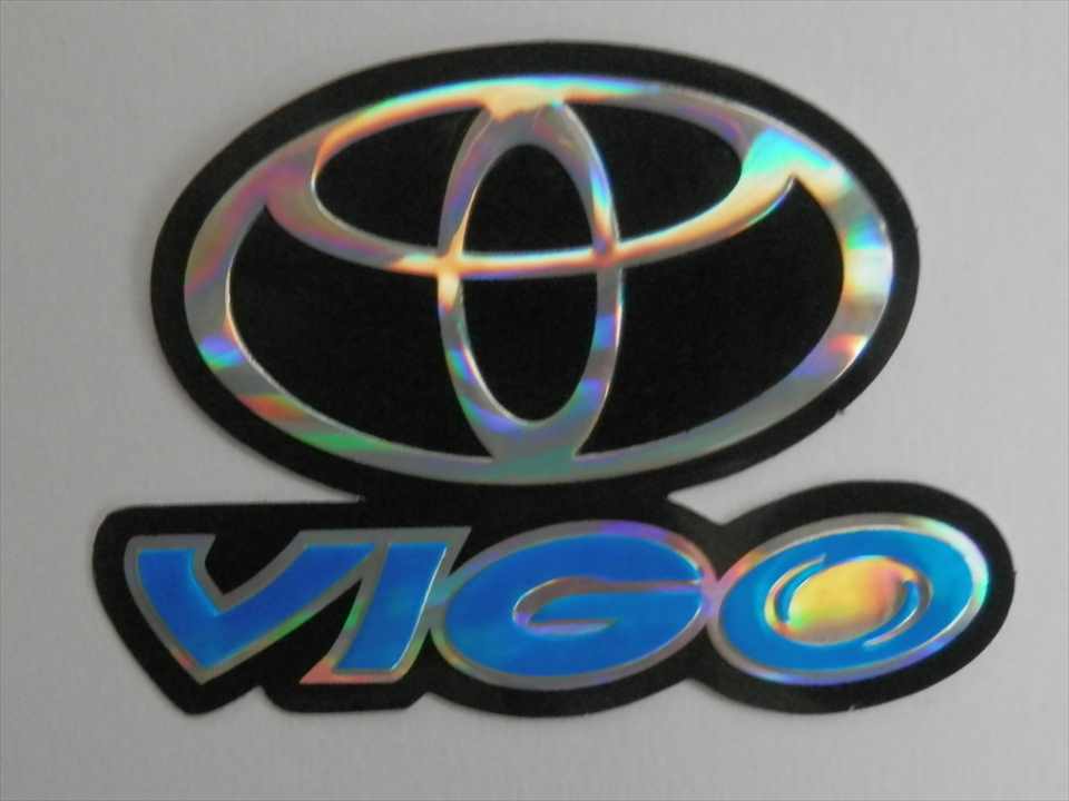 TOYOTA　HIRAX　VIGO　ホログラムステッカー(112008)