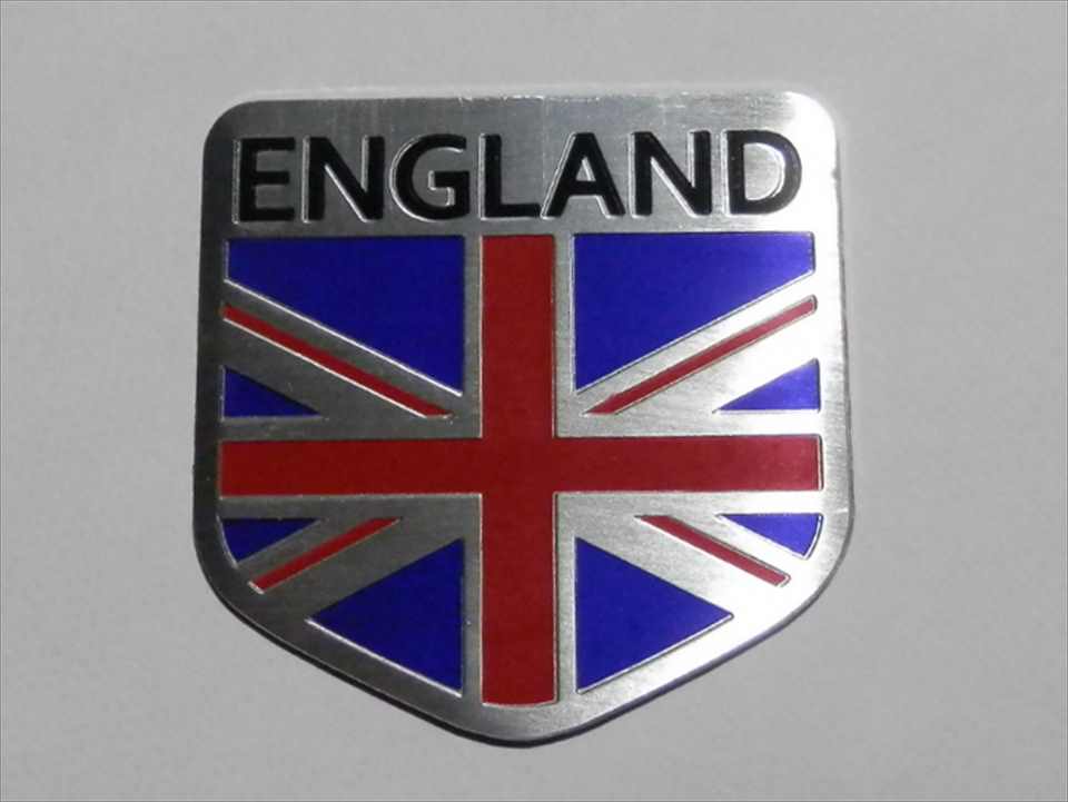乐天商城 - 【ステッカー　シール　デカール】ENGLAND　アルミステッカー(110503)